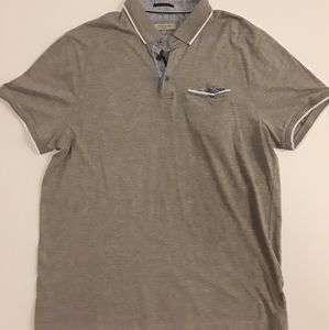 Ted Baker polo with branding SIZE XL